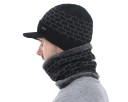 Gorro de Inverno Masculino + Cachecol 4