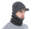 Gorro de Inverno Masculino + Cachecol 6
