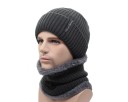 Gorro de Inverno Masculino e Cachecol 11