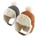 Gorro de inverno para crianças com aba 7