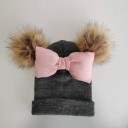 Gorro de Inverno para Meninas com Pompons 6