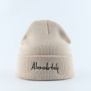 Gorro de invierno con inscripción 5