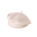 Gorro de invierno de punto para niños de 1 a 3 años Gorro cálido de poliéster de un solo color para niños Gorro de invierno suave estilo francés 10