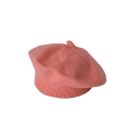 Gorro de invierno de punto para niños de 1 a 3 años Gorro cálido de poliéster de un solo color para niños Gorro de invierno suave estilo francés 8