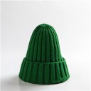 Gorro de invierno de punto unicolor Circunferencia 54–60 cm Unisex gorro de acrílico cálido Gorro suave de invierno para mujeres 8