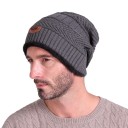 Gorro de invierno para hombre con pelo J2936 1