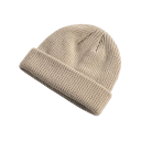 Gorro de lana tejido para hombres y mujeres Gorro cálido de un solo color Estilo moderno de moda Gorro de otoño e invierno en varios colores 9