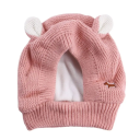 Gorro de malha para cão 24 cm altura 38 cm circunferência do pescoço Gorro protetor quente para as orelhas de cães pequenos e médios 4