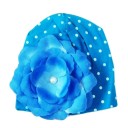 Gorro de menina com flor A496 13