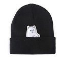 Gorro de mujer con gato 3