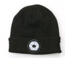 Gorro de punto con auriculares inalámbricos para música y llamadas Gorro negro de acrílico con control lateral Bluetooth 5.0 Duración de la batería 2