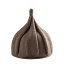 Gorro de punto de invierno para mujer 22×33 cm 100% acrílico Gorro en espiral con patrón de flores 12