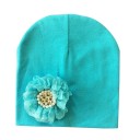 Gorro de rapariga com flor 10