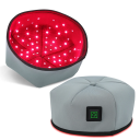 Gorro de terapia capilar con luz roja, 60 LED rojos de 660 nm y 60 LED infrarrojos de 830 nm, alimentación por USB, circunferencia de 25 cm 1