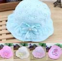 Gorro de verano para niña con perforaciones 1
