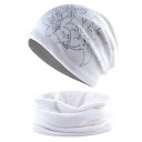 Gorro feminino com cachecol 6