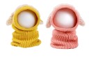 Gorro infantil com cachecol em forma de cão J856 8