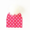 Gorro infantil com pompom peludo 19