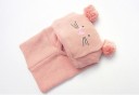 Gorro infantil con pañuelo en forma de gato J1852 7