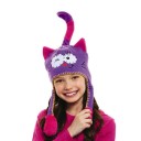 Gorro infantil divertido com rosto 3