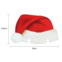 Gorro navideño para copas de champán - 10 piezas 6