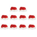 Gorro navideño para copas de champán - 10 piezas 7