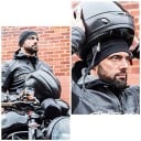 Gorro para debajo del casco de moto con corte ajustado Estructura de malla Para circunferencia de cabeza de 54 a 68 cm Poliéster 8