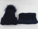 Gorro polar infantil con pañuelo para el cuello J3282 4