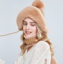 Gorro y bufanda de invierno para mujer Ellie 5