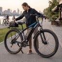 Górskie elektryczne rowery DUOTTS C29-L Silnik 750 W Wyjmowana bateria 48 V 15 Ah Do 40 km/h Koła 29 cali Aluminiowa rama Czarny-niebieski Do terenu 6