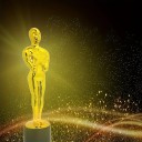 Gouden Award Beeldje met Ster in Filmprijsstijl 15 cm met Zwarte Basis Kunststof voor Wedstrijden Cadeaus Feesten en Kostuums 4