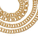 Gouden ketting voor handtas 110 x 1 cm Aluminium metalen schouderband voor handtas Vervangende riem met karabijnhaken Elegante accessoire 4