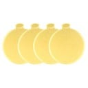Gouden papieren schalen voor gebak 100 stuks Ronde schalen met handgreep voor taarten en desserts Diameter ca. 8 cm Voor serveren en vervoeren 2