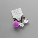 Goumière à cheveux avec décoration - 2 pcs 17