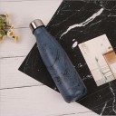 Gourde de voyage en acier inoxydable avec motif marbré 9