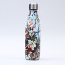 Gourde en acier inoxydable avec motif floral 7