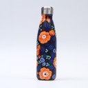 Gourde en acier inoxydable avec motif floral 12