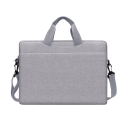 Grå rejsetaske med justerbar rem til MacBook 14 tommer, 38 x 27,5 x 6 cm 1