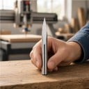 Γραβιρόβιες CNC 20° x 0,2 mm 10 τμχ Λεπτές καρβιδικές V-φρέζες Στελέχους 3,175 mm Μήκος 33 mm Ασημί Για λεπτομερείς γραβιές 4
