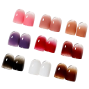 Gradient nagelverf gellen 9 kleuren UV LED in doos voor ombré overgangen en precisie DIY nail art 2