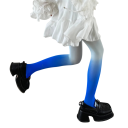 Gradientné dámske pančucháče s prechodom farieb, hustota 80D, veľkosť 150–173 cm a 40–65 kg, nylon a spandex, na párty aj denné nosenie 5