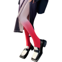 Gradientné dámske pančucháče s prechodom farieb, hustota 80D, veľkosť 150–173 cm a 40–65 kg, nylon a spandex, na párty aj denné nosenie 3