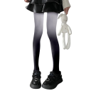 Gradientné dámske pančucháče s prechodom farieb, hustota 80D, veľkosť 150–173 cm a 40–65 kg, nylon a spandex, na párty aj denné nosenie 2