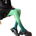 Gradientné dámske pančucháče s prechodom farieb, hustota 80D, veľkosť 150–173 cm a 40–65 kg, nylon a spandex, na párty aj denné nosenie 6