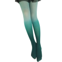 Gradientné dámske pančucháče s prechodom farieb, hustota 80D, veľkosť 150–173 cm a 40–65 kg, nylon a spandex, na párty aj denné nosenie 12
