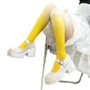 Gradientné dámske pančucháče s prechodom farieb, hustota 80D, veľkosť 150–173 cm a 40–65 kg, nylon a spandex, na párty aj denné nosenie 17