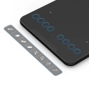Grafický tablet XP-PEN Deco mini7 16K úrovní přítlaku 8 programovatelných kláves Podpora Android Černý s rukavicí pro digitální kreslení 2