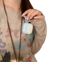 Grafisches Sternmuster für AirPods 4 Schutzhülle für drahtlose Bluetooth Kopfhörer iPhone Design Ausführung Kopfhörerschutz 5