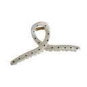 Grampo de cabelo com bolinhas aberto em arco 12,7 x 6,4 cm Spona decorativa para mulheres Grande grampo decorativo com firmeza 1