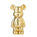 Gran figura de cerámica de oso 27 x 14 x 10 cm Esmalte brillante Decoración de diseño para interiores Escultura decorativa para cómoda estantería 11